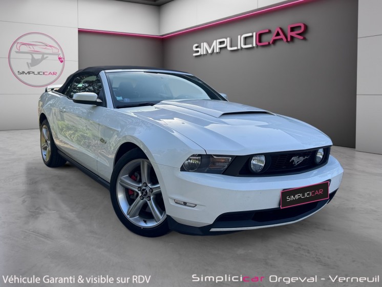 Ford mustang  gt 5.0 v8 420 cv cabriolet / intÉrieur cuir / dÉmarrage a distance / entretien disponible occasion...