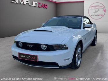 Ford mustang  gt 5.0 v8 420 cv cabriolet / intÉrieur cuir / dÉmarrage a distance / entretien disponible occasion...