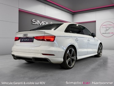 Audi a3 berline 2.0 tdi 150 s tronic 6 s line virtual cockpit toit ouvrant garantie 12 mois occasion simplicicar narbonne...