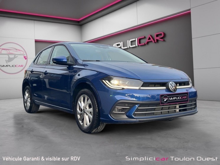 Volkswagen polo 1.0 tsi 95 ss dsg7 style / garantie constructeur 2029. occasion simplicicar toulon ouest simplicicar...