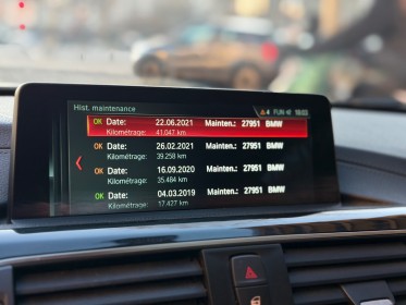 Bmw serie 4 cabriolet f33 lci 420d 190 ch luxury- camÉra de recul-siÈges ÉlÉctriques À mÉmoire chauffant-ouverture...