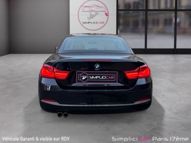 Bmw serie 4 cabriolet f33 lci 420d 190 ch luxury- camÉra de recul-siÈges ÉlÉctriques À mÉmoire chauffant-ouverture...