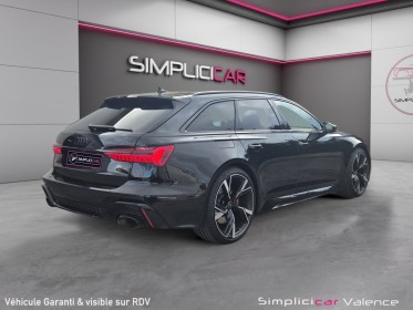 Audi rs6 c8 avant 4,0 v8 tfsi 600 ch malus paye full black echappement rs matrix laser pack design rs gris suivi audi......