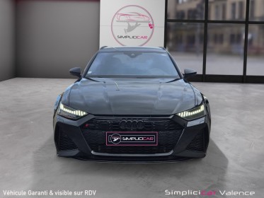 Audi rs6 c8 avant 4,0 v8 tfsi 600 ch malus paye full black echappement rs matrix laser pack design rs gris suivi audi......