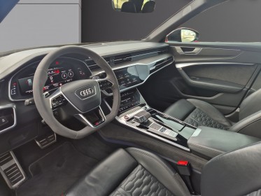 Audi rs6 c8 avant 4,0 v8 tfsi 600 ch malus paye full black echappement rs matrix laser pack design rs gris suivi audi......