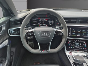 Audi rs6 c8 avant 4,0 v8 tfsi 600 ch malus paye full black echappement rs matrix laser pack design rs gris suivi audi......