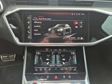 Audi rs6 c8 avant 4,0 v8 tfsi 600 ch malus paye full black echappement rs matrix laser pack design rs gris suivi audi......