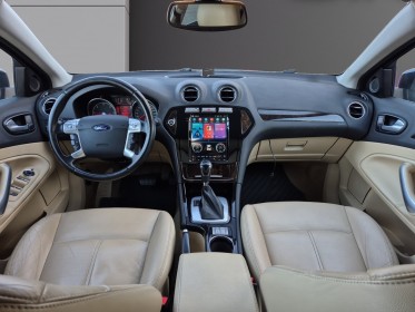 Ford mondeo 2.0 tdci 130 ghia a carplay sieges cuir chauffants radar av/ar révisée occasion simplicicar valence - ksv ...