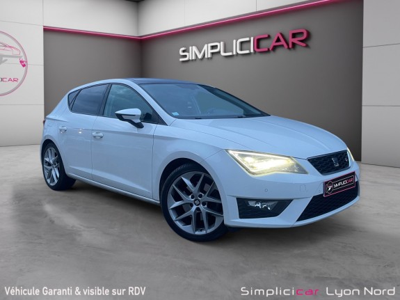 Seat leon 2.0 tdi 184 start/stop fr   toit ouvrant , distribution faite  , siège cuir alcantara , garantie 12 mois occasion...
