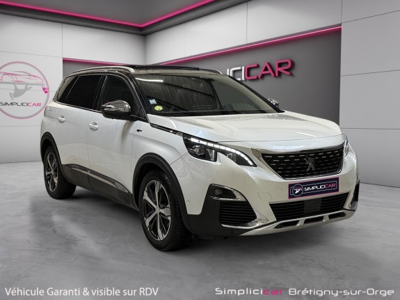 Peugeot 5008 2.0 bluehdi 180ch eat6 gt toit ouvrant sièges chauffants garantie 12 mois occasion simplicicar...