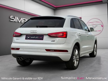 Audi q3 q3 2.0 tdi 150 ch quattro s line garantie 12 mois occasion simplicicar meximieux simplicicar simplicibike france