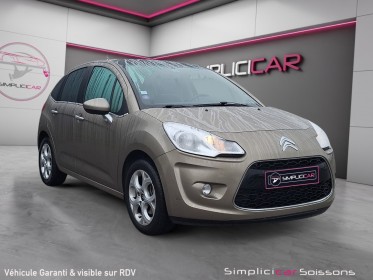 Citroen c3 120 exclusive - suivi/radars ar/clim/bva - garantie 12 mois occasion simplicicar soissons simplicicar simplicibike...
