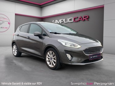 Ford fiesta 1.0 ecoboost 100 ch ss bvm6 titanium - carplay - climatisation - bluetooth - garantie 12 mois europe occasion...