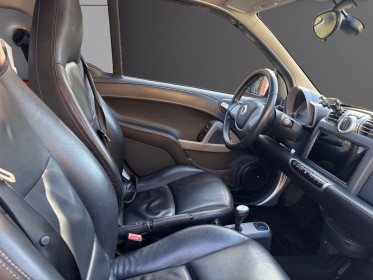 Smart fortwo coupe 451 1.0 turbo br 84 cv boite auto, sellerie cuire, caméra de recul, garantie 12 mois. occasion...