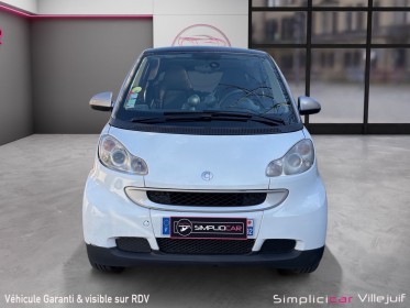 Smart fortwo coupe 451 1.0 turbo br 84 cv boite auto, sellerie cuire, caméra de recul, garantie 12 mois. occasion...