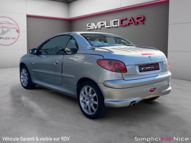 Peugeot 206 cc 2.0i 16v roland garros occasion  simplicicar nice - pfvauto simplicicar simplicibike france