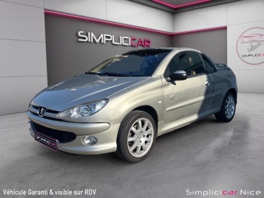 Peugeot 206 cc 2.0i 16v roland garros occasion  simplicicar nice - pfvauto simplicicar simplicibike france