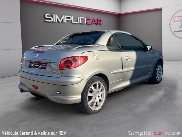Peugeot 206 cc 2.0i 16v roland garros occasion  simplicicar nice - pfvauto simplicicar simplicibike france