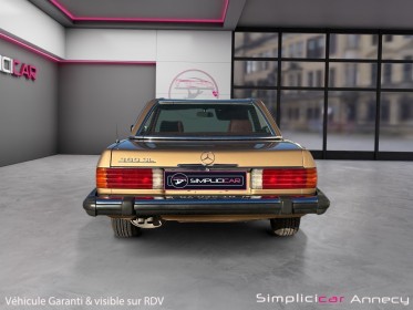 Mercedes 380 sl 3.8l v8 205cv - restauration complète mécanique / esthétique occasion simplicicar annecy simplicicar...