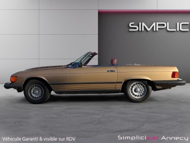 Mercedes 380 sl 3.8l v8 205cv - restauration complète mécanique / esthétique occasion simplicicar annecy simplicicar...