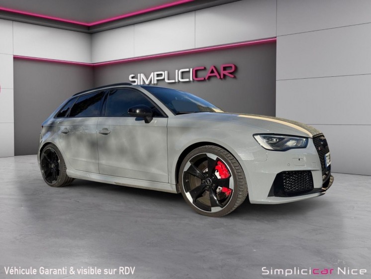 Audi rs3 sportback 2.5 tfsi 367 quattro s tronic 7 occasion  simplicicar nice - pfvauto simplicicar simplicibike france