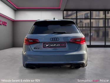 Audi rs3 sportback 2.5 tfsi 367 quattro s tronic 7 occasion  simplicicar nice - pfvauto simplicicar simplicibike france