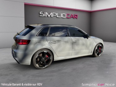 Audi rs3 sportback 2.5 tfsi 367 quattro s tronic 7 occasion  simplicicar nice - pfvauto simplicicar simplicibike france