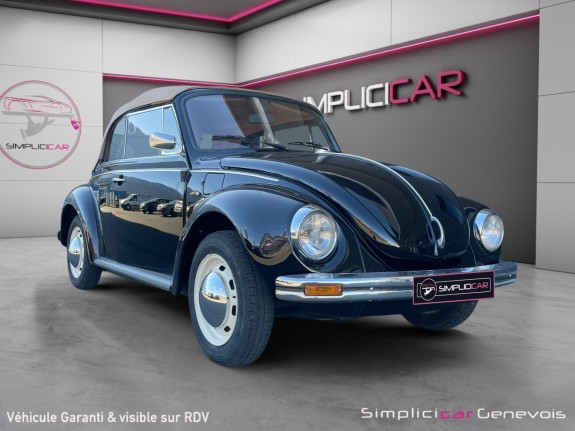 Volkswagen coccinelle 1303 cabriolet - restauration complète moins de 1 000 kms - sellerie et capote neuves - etat rare...