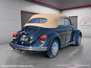 Volkswagen coccinelle 1303 cabriolet - restauration complète moins de 1 000 kms - sellerie et capote neuves - etat rare...