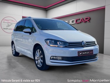 Volkswagen touran tdi 110 carat dsg7 hayon electrique première main suivi vw garantie 12 mois occasion montpellier (34)...
