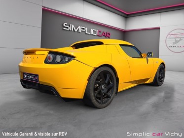 Tesla roadster 56 kwh autonomie environ 300 km pas de malus garantie 12 mois occasion simplicicar vichy simplicicar...