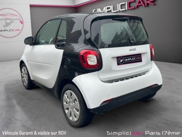 Smart fortwo coupe 1.0 71 ch ss ba6 pure / garantie 12 mois occasion paris 17ème (75)(porte maillot) simplicicar...