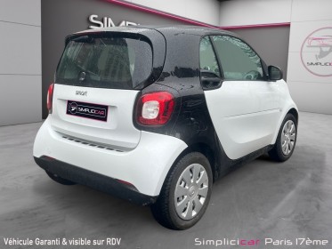 Smart fortwo coupe 1.0 71 ch ss ba6 pure / garantie 12 mois occasion paris 17ème (75)(porte maillot) simplicicar...