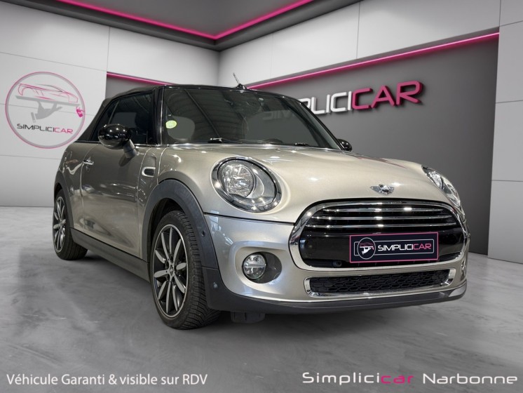 Mini cooper cabriolet f57 1.5 d 12v 116 cv pack chili keyless sièges chauffant garantie 12 mois occasion simplicicar...