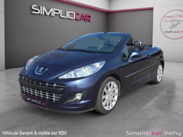 Peugeot 207 cc 1.6l 156ch féline révisée garantie 12 mois sièges chauffants bluetooth gps occasion simplicicar vichy...