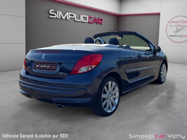 Peugeot 207 cc 1.6l 156ch féline révisée garantie 12 mois sièges chauffants bluetooth gps occasion simplicicar vichy...