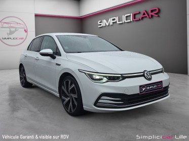 Volkswagen golf 2.0 tdi scr 150 dsg7 style 1st / suivi vw / sièges chauffants tissu/alcantara occasion simplicicar lille ...