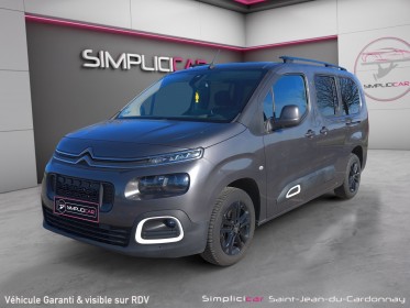 Citroen berlingo taille xl hdi 130 eat8 shine carplay camera attelage garantie 12 mois occasion simplicicar saint-jean...