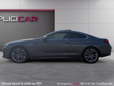 Bmw serie 6 coupe f13 640d 313ch luxe a camera 360 toit ouvrant  garantie 12 mois occasion simplicicar brive la gaillarde ...