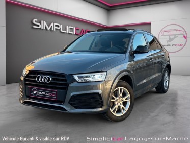 Audi q3 2.0 tdi 150 ch s tronic 7 - pack black line - entretien full audi - kit de distrib neuf occasion simplicicar lagny ...