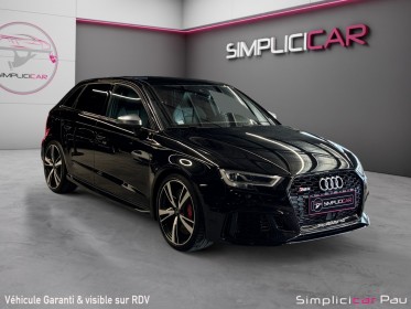 Audi rs3 sportback 2.5 tfsi 400 daza s tronic 7 quattro toit ouvrant / échappement sport occasion simplicicar pau...