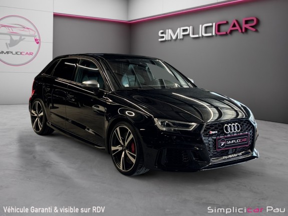 Audi rs3 sportback 2.5 tfsi 400 daza s tronic 7 quattro toit ouvrant / échappement sport occasion simplicicar pau...