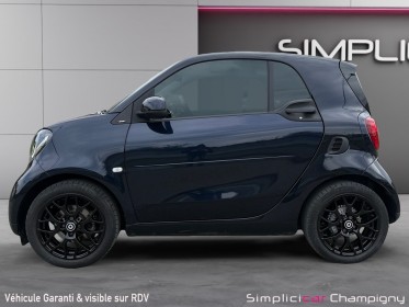 Smart fortwo coupe 0.9 90 ch ba6 prime - midnight blue - faible kilometrage - garantie 12 mois - occasion champigny-sur-marne...