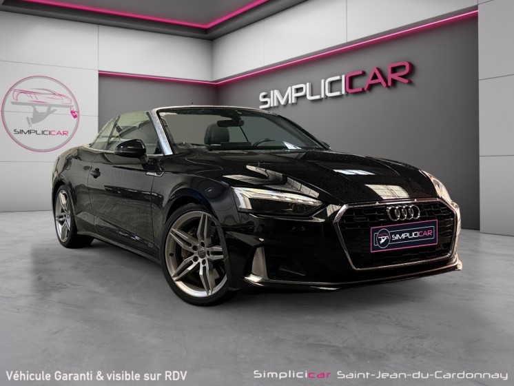 Audi a5 cabriolet 45 tfsi 265 s tronic 7 quattro avus carplay garantie 12 mois occasion simplicicar saint-jean simplicicar...