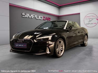 Audi a5 cabriolet 45 tfsi 265 s tronic 7 quattro avus carplay garantie 12 mois occasion simplicicar saint-jean simplicicar...