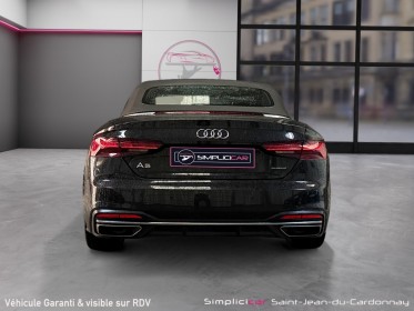 Audi a5 cabriolet 45 tfsi 265 s tronic 7 quattro avus carplay garantie 12 mois occasion simplicicar saint-jean simplicicar...