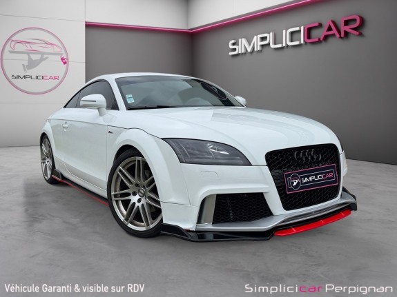 Audi tt coupe 2.0 tfsi 200 s line s-tronic a mk2 cuir rouge nappa vidange de boîte ok garantie 12 mois occasion simplicicar...