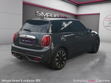 Mini hatch 3 portes f56 cooper s 192 ch bva6 finition exquisite occasion cannes (06) simplicicar simplicibike france