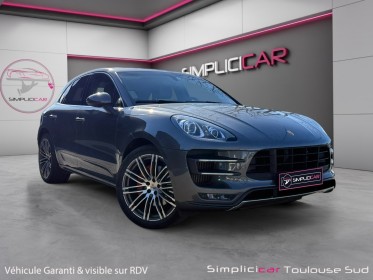 Porsche macan turbo 3.6 v6 400 ch pdk suivi complet porsche toit ouvrant garantie 12 mois occasion simplicicar toulouse sud...