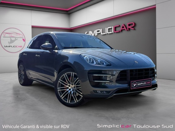 Porsche macan turbo 3.6 v6 400 ch pdk suivi complet porsche toit ouvrant garantie 12 mois occasion simplicicar toulouse sud...